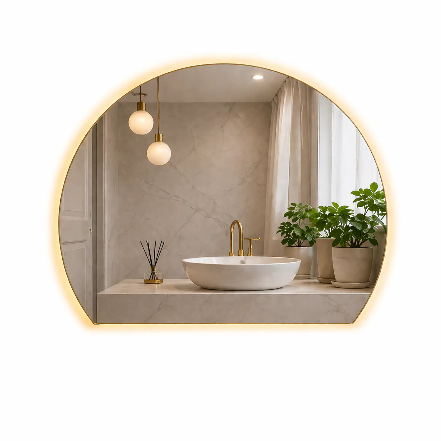 Espejo Inteligente LED Antiempañante con Luz Regulables 2