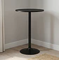 Mesa Alta de Bar Redonda con Base Metálica Negra - Miniatura 3