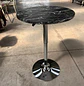 Mesa de Bar Alta Regulable con Tapa Efecto Mármol y Base Cromada - Miniatura 10