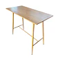Mesa de Bar Rectangular MDF Moderna con Patas Metálicas - Miniatura 7