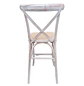 Taburete Bar Crossback Madera Haya Asiento Ratán - Miniatura 7