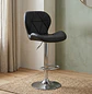 Taburete Bar Ajustable Ecocuero Base Cromada - Miniatura 5