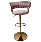 Taburete Bar Queen Dorado Ajustable en Velvet - Miniatura 10