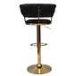 Taburete Bar Queen Dorado Ajustable en Velvet - Miniatura 13
