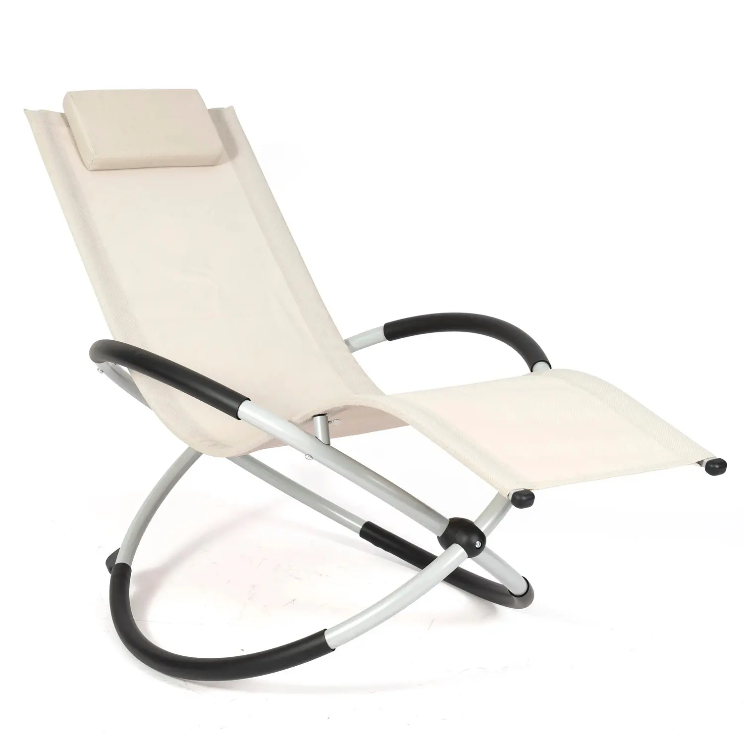 Silla Mecedora Ergonómica Plegable con Reposacabezas 2