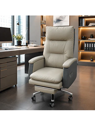 Silla de Escritorio Gerencial Ergonómica Ejecutiva con Apoya Brazos y Respaldo Alto