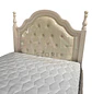 Cama Capitoné Plaza y Media Tapizada Estilo Clásico - Miniatura 5
