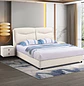 Cama Beige 2 Plazas Tapizada con Luces LED  - Miniatura 1