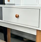 Tocador Blanco con Espejo LED y Cajones Moderno con Asiento - Miniatura 9