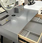Tocador Gris con Espejo LED Ovalado con Base Metálica y Asiento  - Miniatura 8