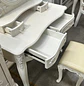 Tocador Vintage Blanco con Espejo Incluye Asiento - Miniatura 6
