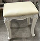 Tocador Vintage Blanco con Espejo Incluye Asiento - Miniatura 12