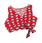 Traje de Baño Niña 2 Piezas con Short Lycra Rojo Talla M - Miniatura 6