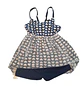 Traje de Baño Vestido Azul Marino con Corazones Talla M - Miniatura 5