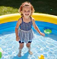 Traje de Baño Vestido Azul Marino con Corazones Talla M - Miniatura 2