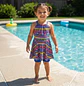 Traje de Baño Vestido Estampado con Short Integrado - Miniatura 1