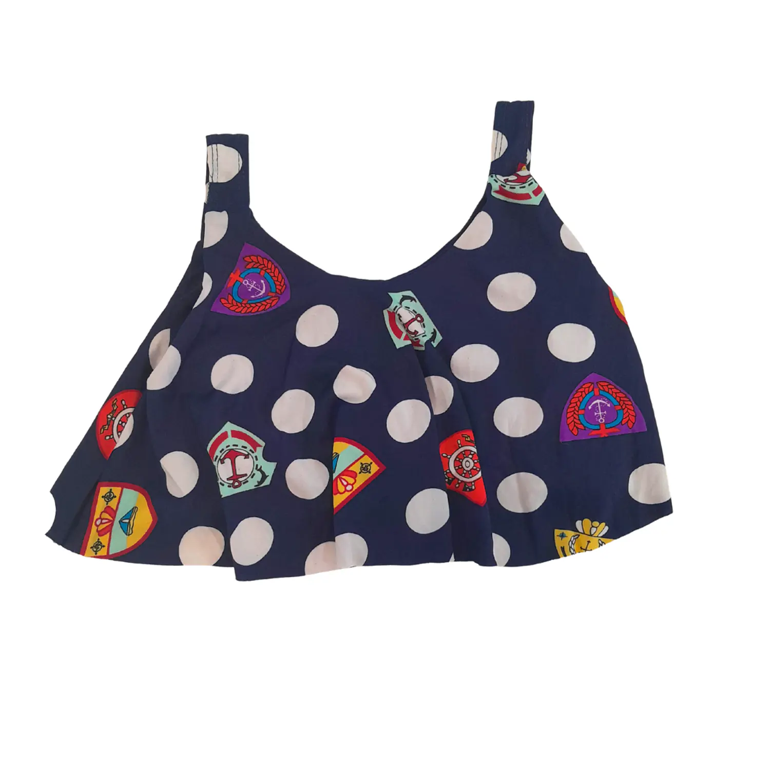 Traje de Baño Infantil 2 Piezas con Short para Niña Azul L 6
