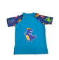 Traje de Baño Dinosaurio Azul con Gorro UV Infantil - Miniatura 5