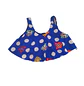 Traje de Baño para Niñas 2 Piezas Azul con Short Talla L - Miniatura 4