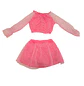 Traje de Baño Niña Rosado Manga Larga con Short Talla M - Miniatura 2