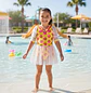 Traje de Baño Niña Manga Larga con Tul Talla S - Miniatura 1