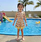 Traje de Baño para Niñas 2 Piezas con Short y Falda - Miniatura 1