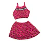 Traje de Baño Niña 2 Piezas Rosado con Short Talla M - Miniatura 4