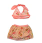 Traje de Baño Niña 2 Piezas Rosado con Falda Talla S - Miniatura 4