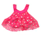 Traje de Baño Niña 2 Piezas Fucsia con Tul y Brillos - Miniatura 5