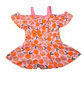 Traje de Baño Niña con Falda y Short Estampado Naranjas - Miniatura 4