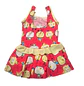 Traje de Baño Niña 1 Pieza con Short Rojo Infantil - Miniatura 5