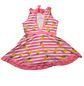 Traje de Baño Vestido para Niñas Rosado con Short - Miniatura 4