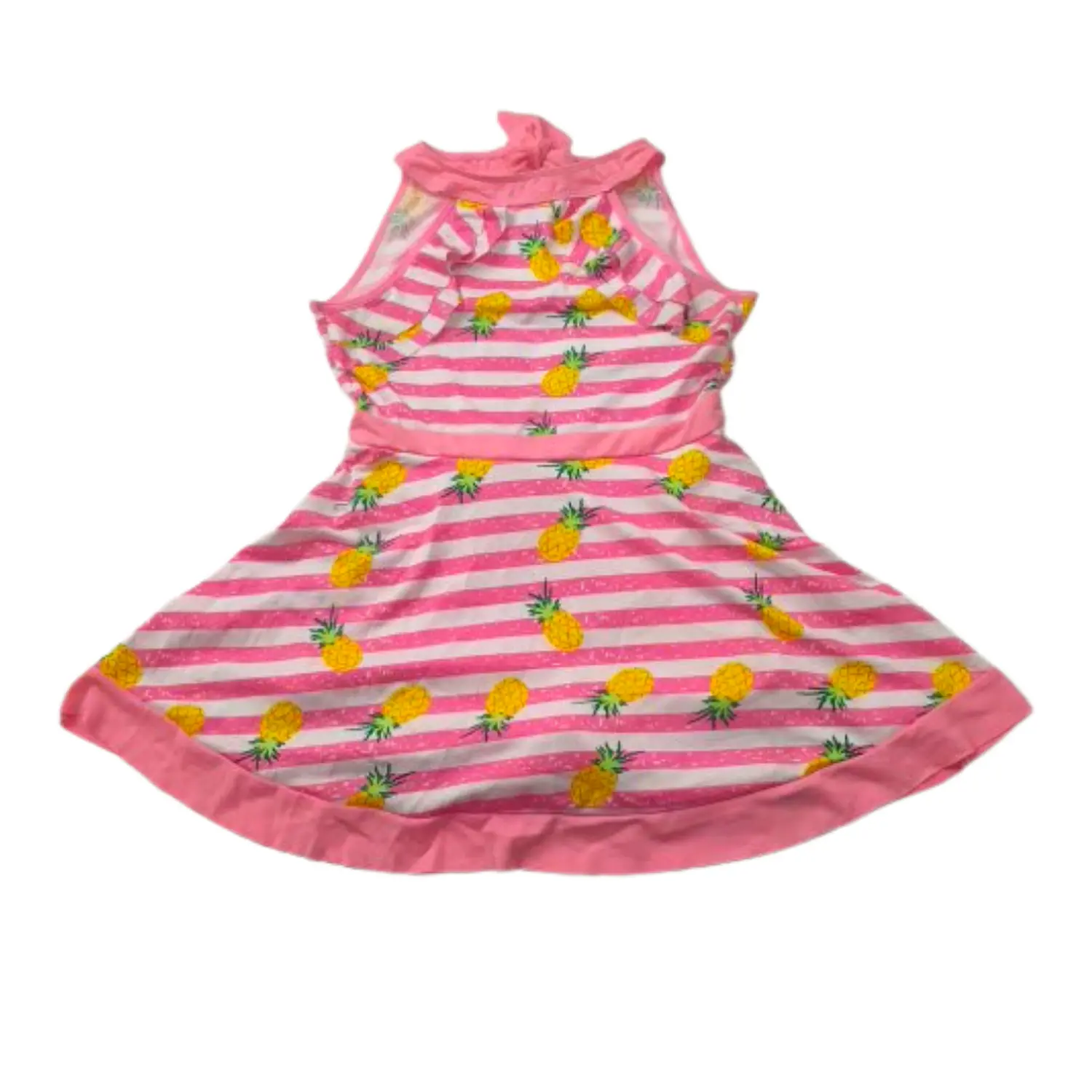 Traje de Baño Vestido para Niñas Rosado con Short 5