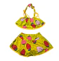 Traje de Baño para Niñas Amarillo con Top y Short - Miniatura 2