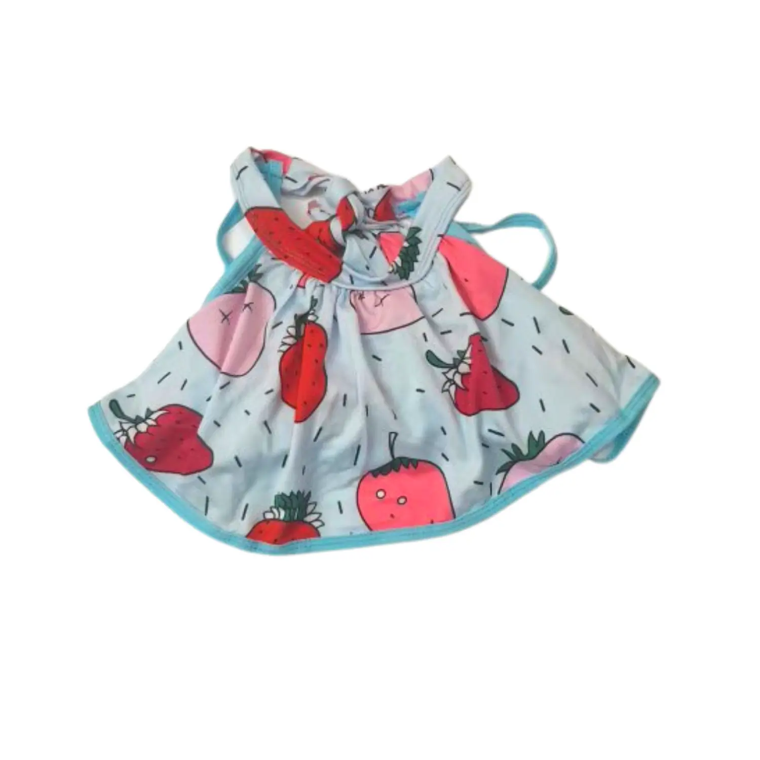 Traje de Baño Niña 2 Piezas Azul con Short y Falda M 6