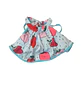 Traje de Baño Niña 2 Piezas Azul con Short y Falda M - Miniatura 6