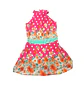 Traje de Baño Infantil Vestido Rosa Floral con Short Talla L - Miniatura 3