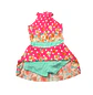 Traje de Baño Infantil Vestido Rosa Floral con Short Talla L - Miniatura 5