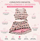 Traje de Baño para Niñas 2 Piezas con Short Rosado - Miniatura 3