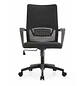 Silla de Oficina y Escritorio Negra de Malla Semi Ergonómico - Miniatura 3