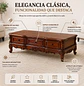 Mesa de Centro Grande de Madera con Almacenamiento  - Miniatura 2