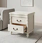 Velador Blanco Clásico 2 Gavetas para Dormitorio - Miniatura 4