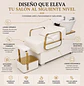 Sillón Lavapelo Profesional Blanco y Dorado para Peluquería - Miniatura 2