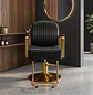 Sillón de Peluquería en Eco Cuero con Apoya Pies Dorado - Miniatura 10