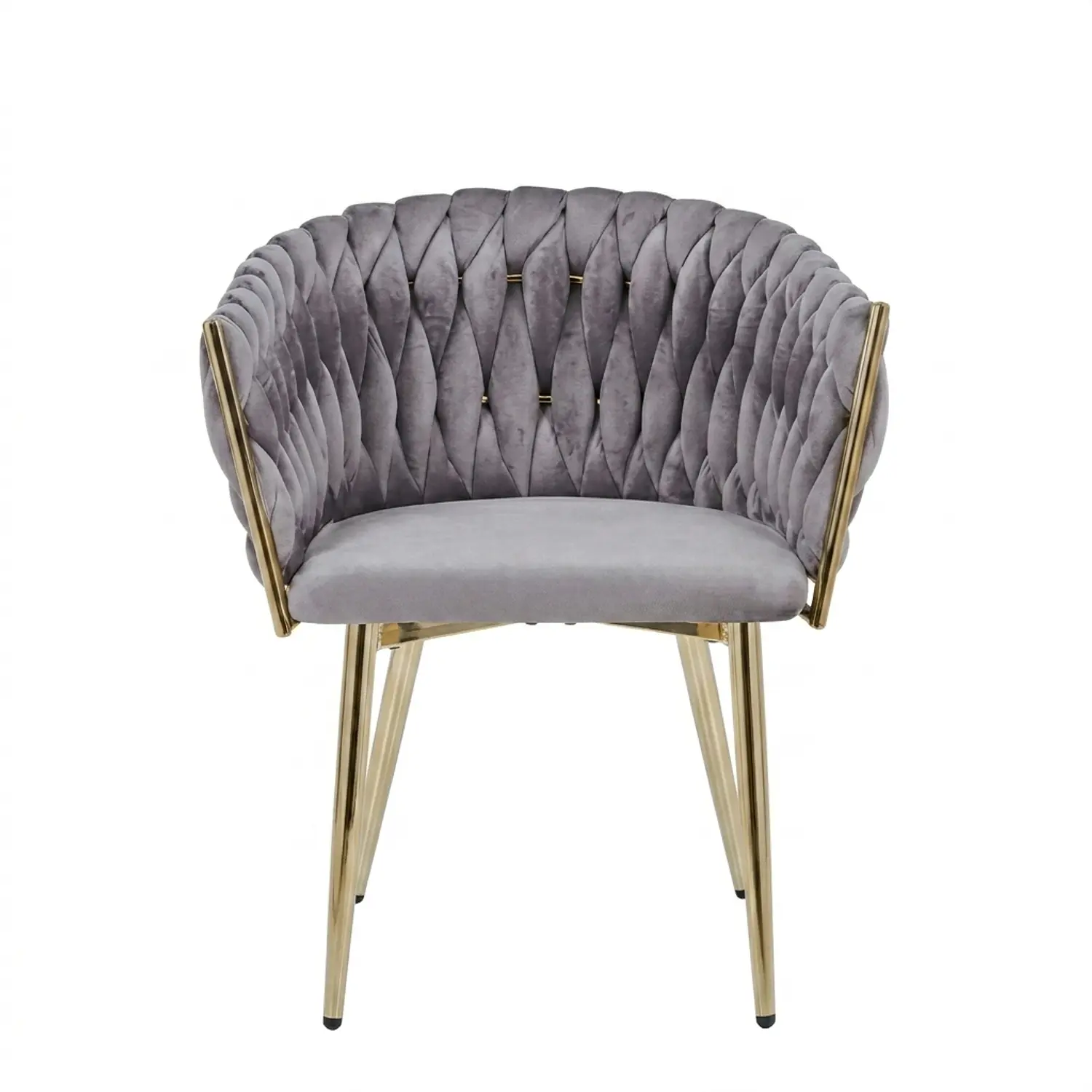 Silla Manicure Margaret con Patas Doradas para Salón de Belleza 5