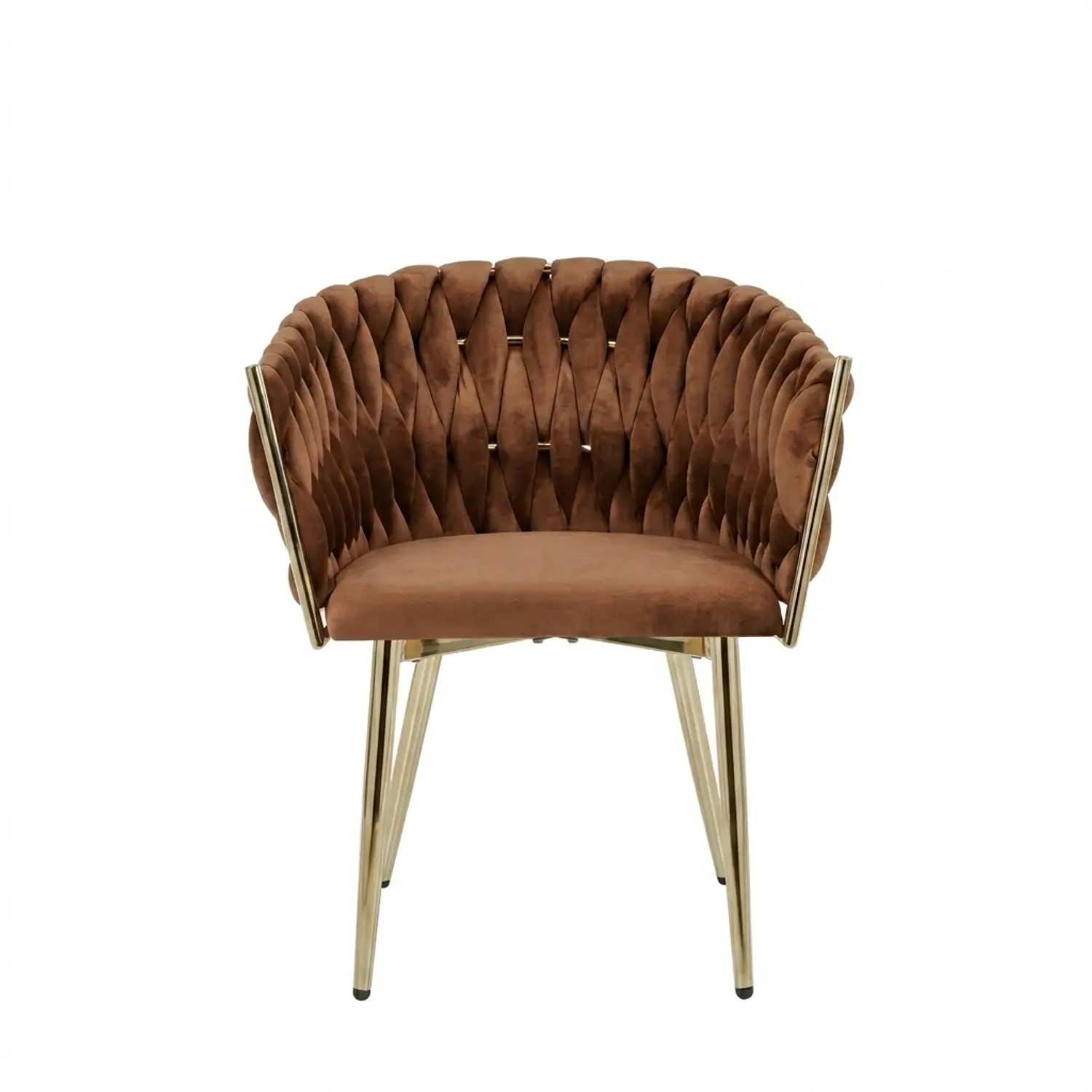 Silla Manicure Margaret con Patas Doradas para Salón de Belleza 9