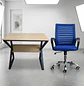 Set Escritorio Oficina Moderno con Silla SemiErgonómica con Ruedas - Miniatura 6