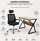 Set Escritorio Industrial con Silla de Oficina con Ruedas - Miniatura 2