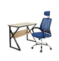 Set Escritorio Industrial con Silla de Oficina con Ruedas - Miniatura 6