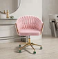 Silla Manicure Profesional Velvet Giratoria para Uñas y Salón de Belleza - Miniatura 5